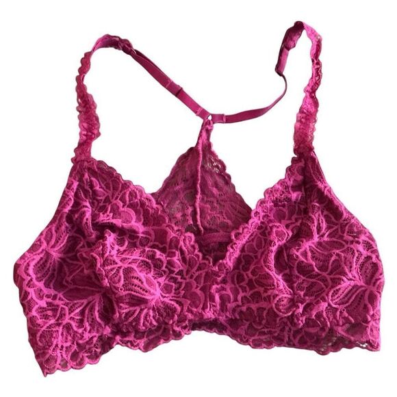 Xhilaration Burgundy Bralette XL - Picture 1 of 3